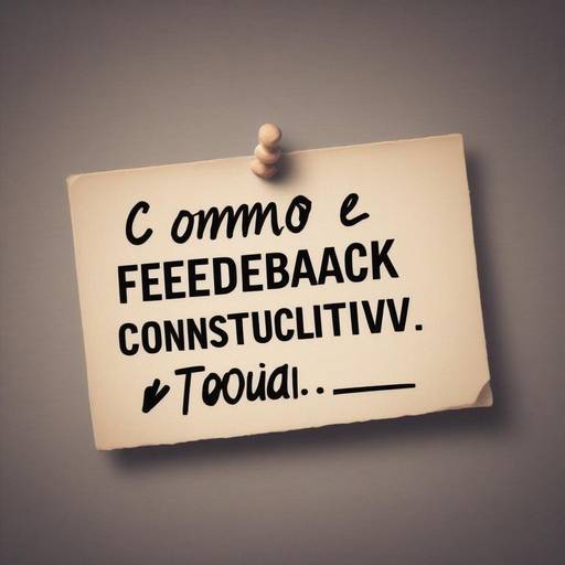 Como usar o feedback construtivo para crescer